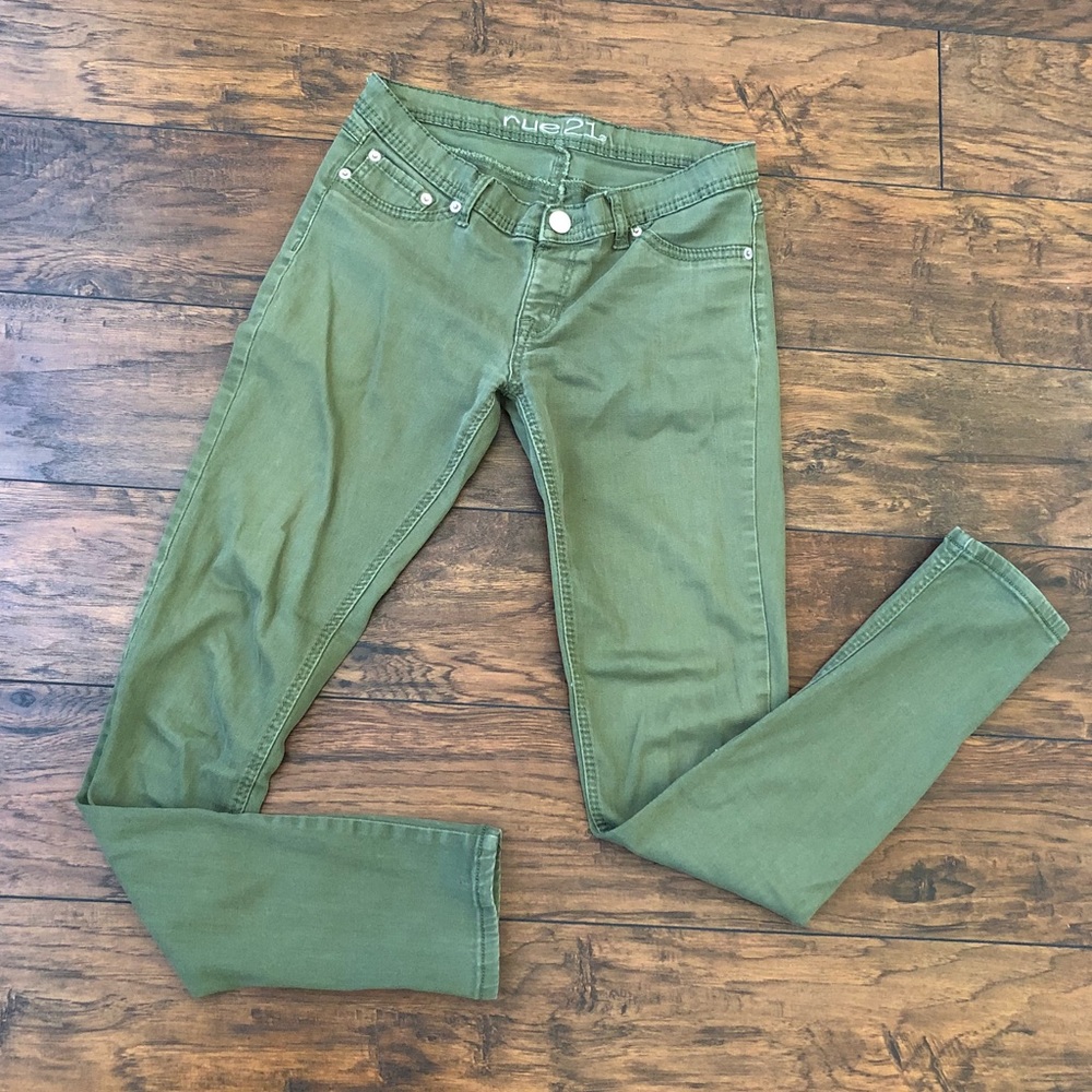 Rue 21 Olive Green Jegging